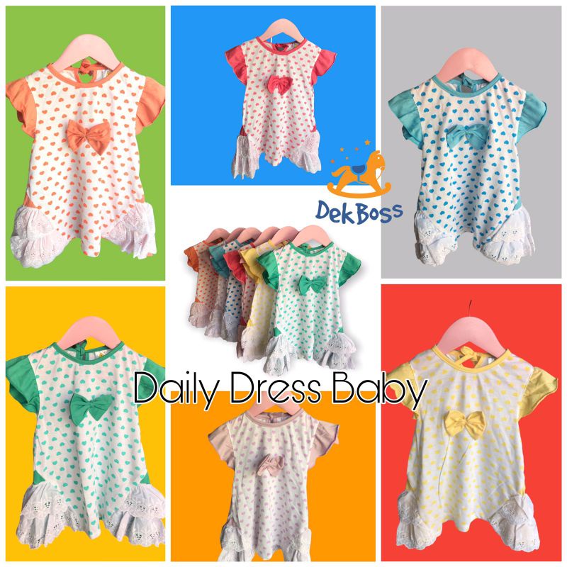 Dress bayi perempuan | Baju bayi perempuan | Dres bayi perempuan 6 12 bulan | Daster bayi perempuan 6 12 bulan atau 1 tahun | Daster harian anak