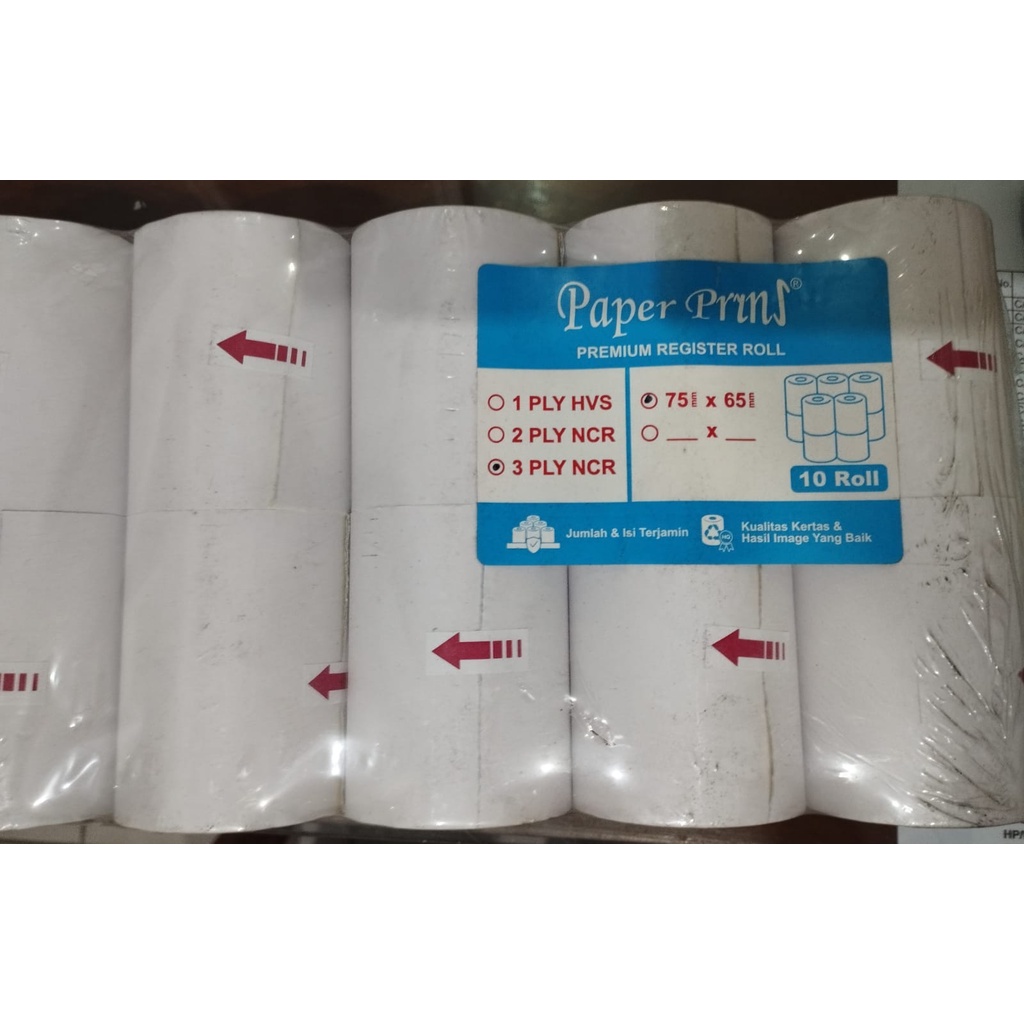 

Telstruk Paperprint 75 x 65 3 ply ( isi 10 roll)