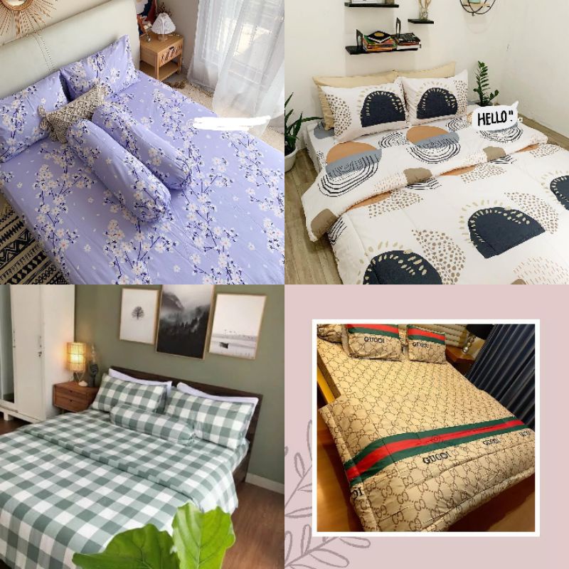 SPREI 180x200 tinggi 20cm dan 180x200 tinggi 30cm BAHAN KATUN ANTIGESER