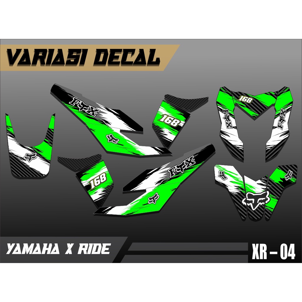 Decal X Ride 125 New Full Body Stiker X Ride 125 New Full Body Desain XR-04