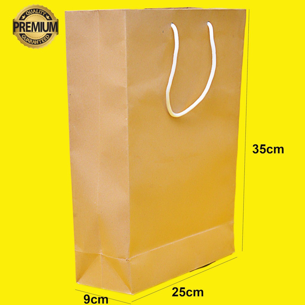 

Paper Bag Polos Premium (M) 35x25x9 cm