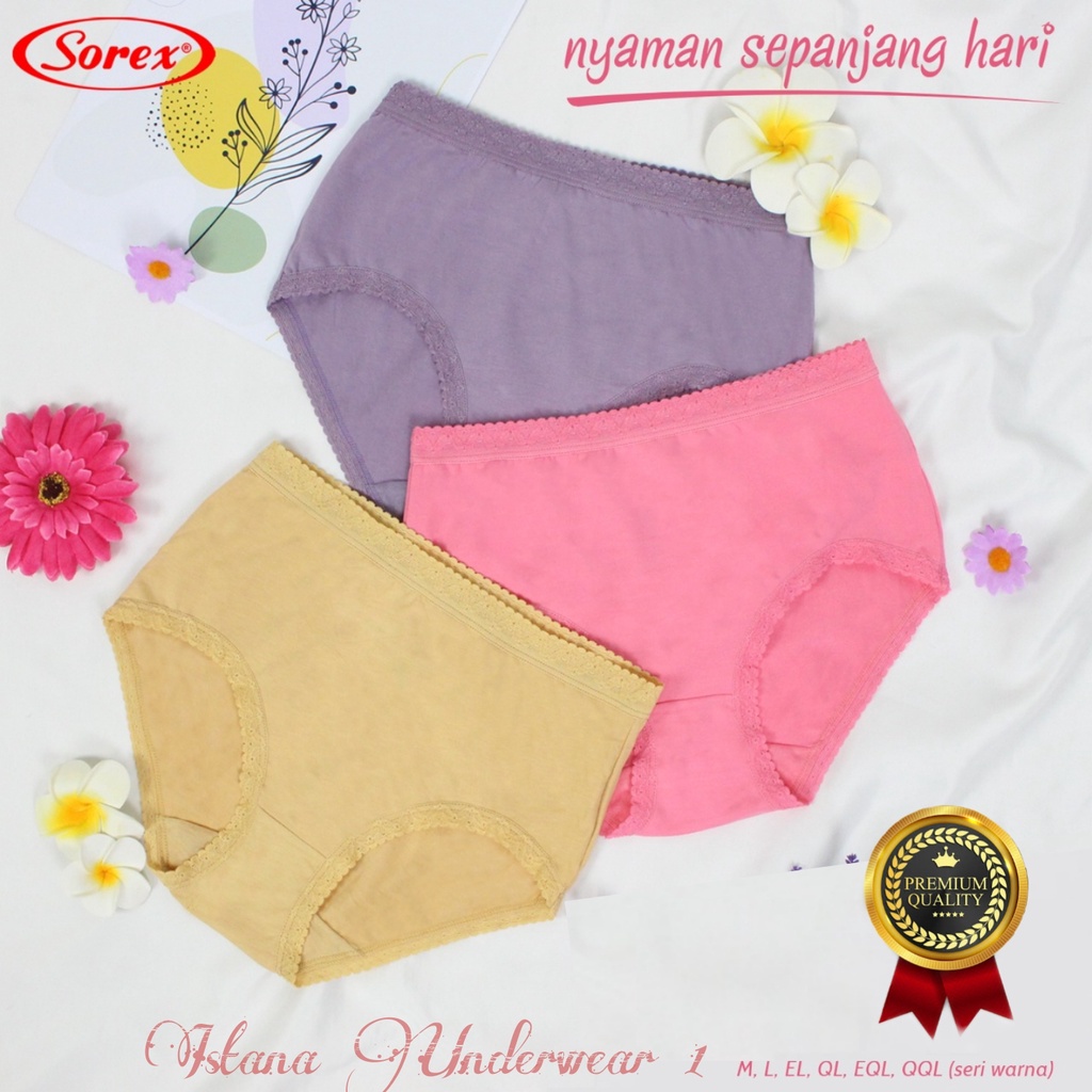 SOREX /CELANA DALAM WANITA / CD RENDA SOREX / 3056 SOREX ORI