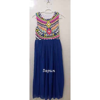 Long Dress Kensi Satin Preloved,  all size