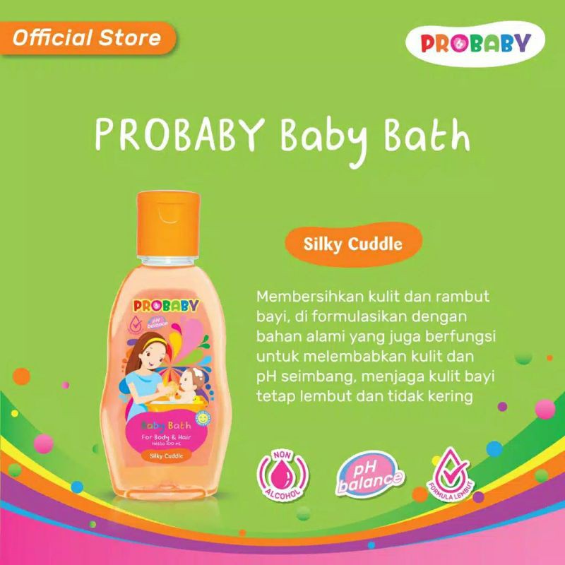 Probaby Baby Bath Silky Cuddle 100ml / Sabun Baby