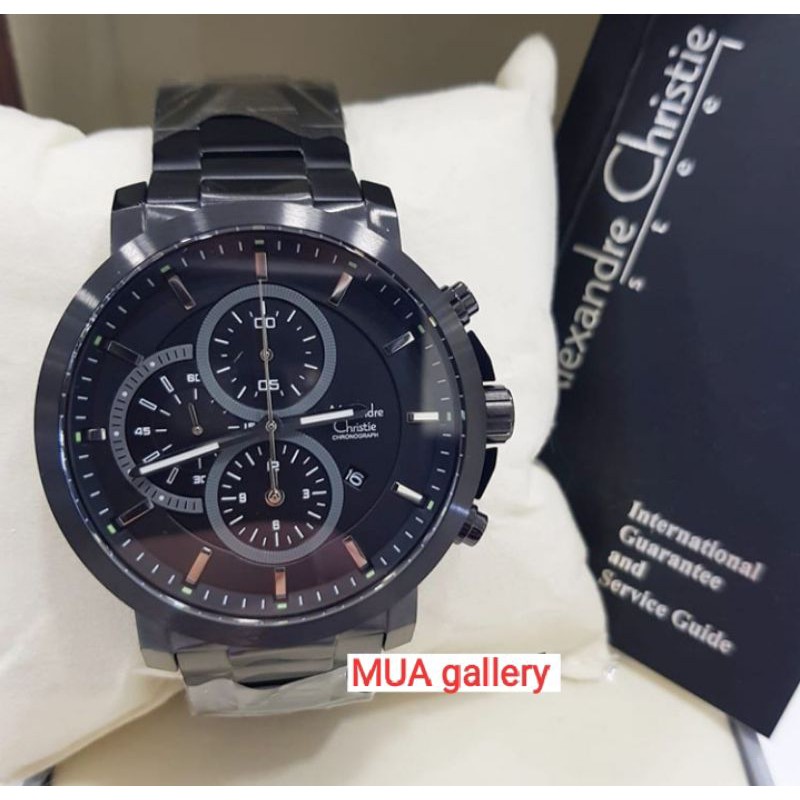 Jam tangan pria Alexandre Christie AC 6563 original