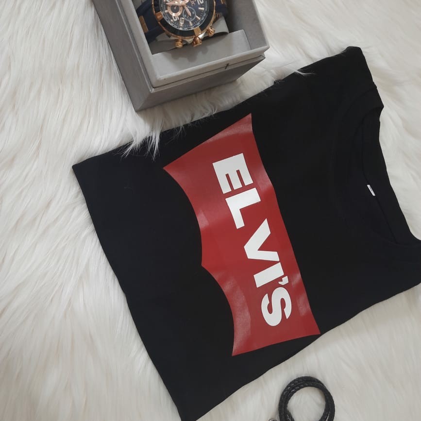 KAOS BAJU PRIA WANITA ELVIS PLESETAN LUCU LEVIS/COD
