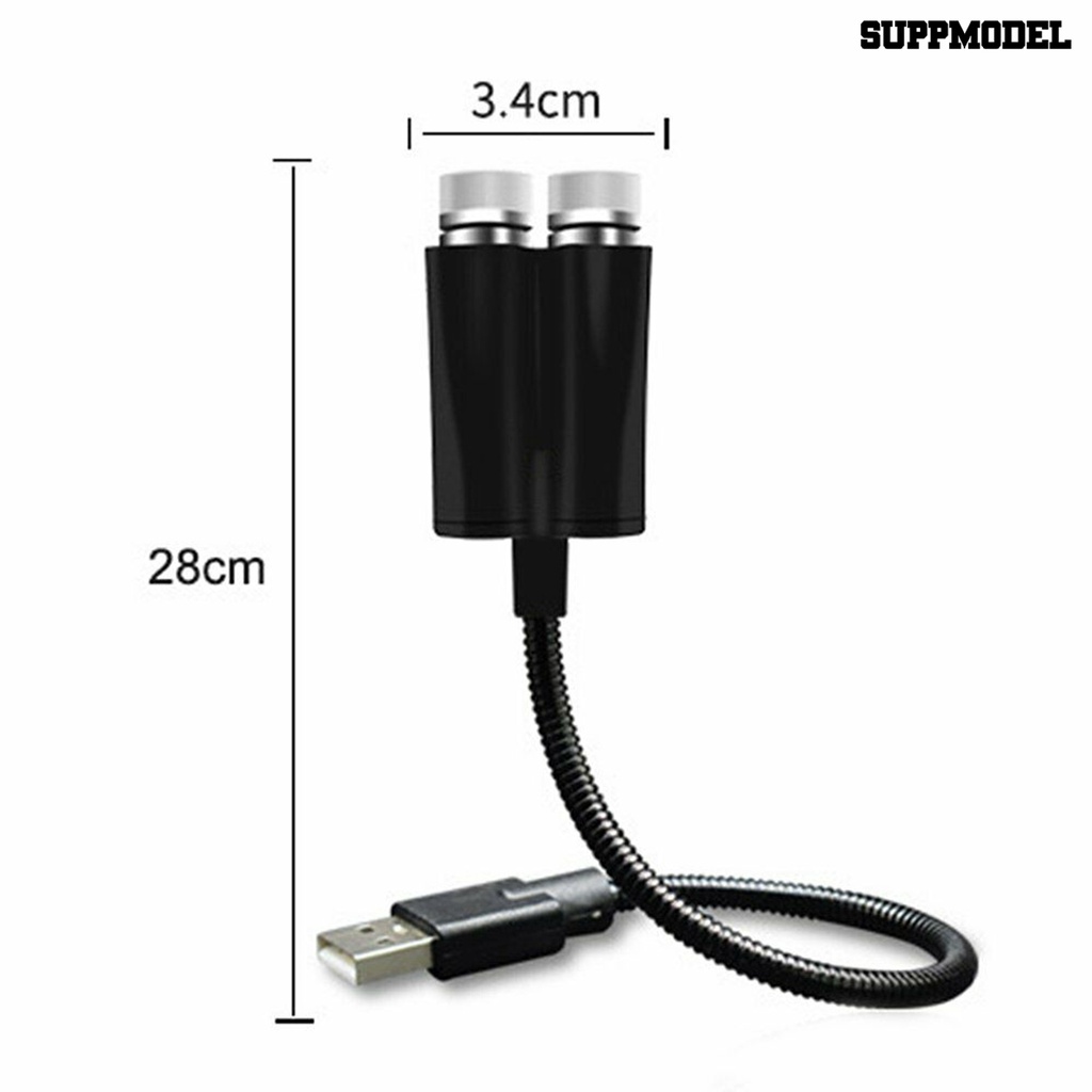 Suppmodel Lampu Proyektor LED Mini USB Super Terang Untuk Dekorasi Atap Mobil