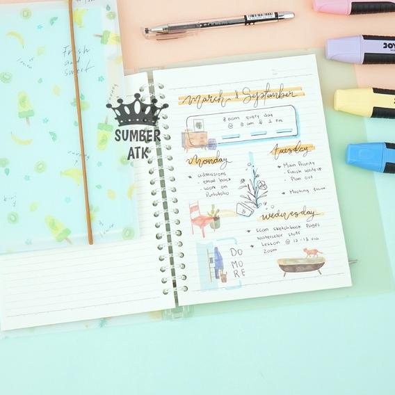 

✿ Binder Note Buku Tulis Joyko A5-FR-PF520 A5 isi 40 lembar kertas ✼