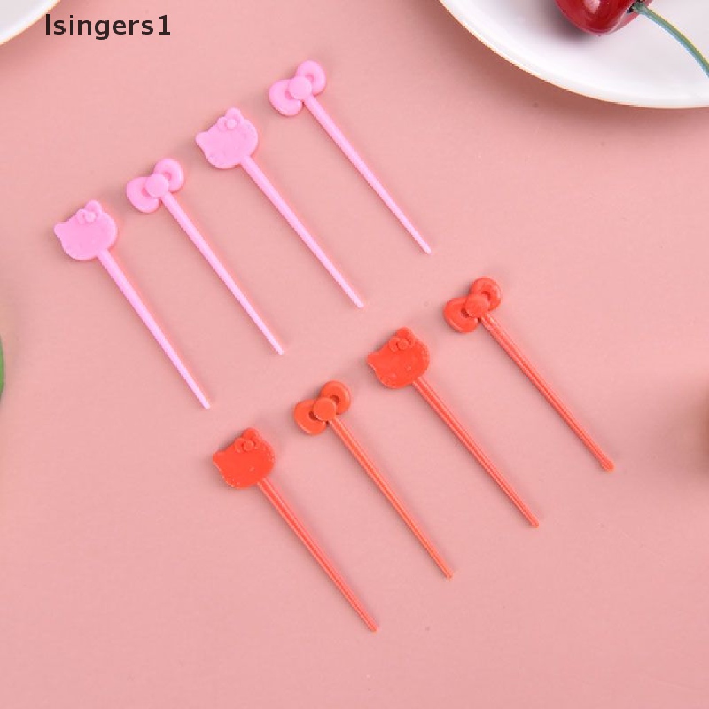 (lsingers1) Garpu Buah / Snack / Kue / Dessert Desain Kartun Untuk Dekorasi