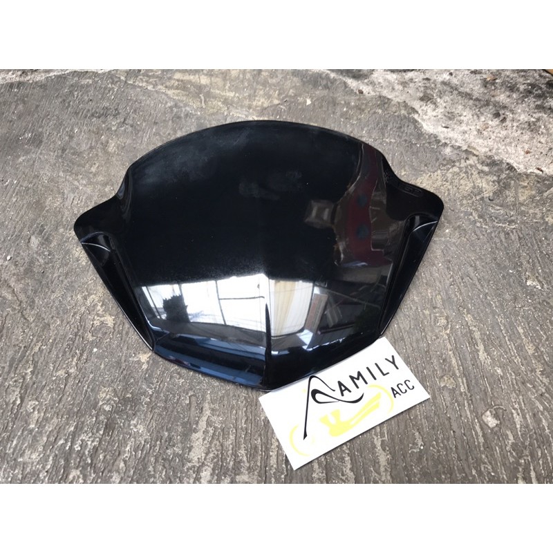 Visor Beat Karbu / Windshield Beat Karbu TGP Hitam