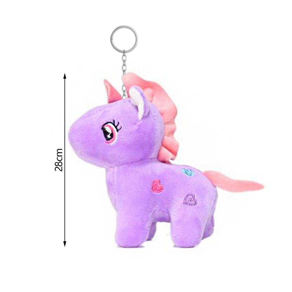 Timekey Gantungan Kuncitas Ransel Desain Unicorn Lucu Ukuran 12cm Untuk Hadiah H5Q2