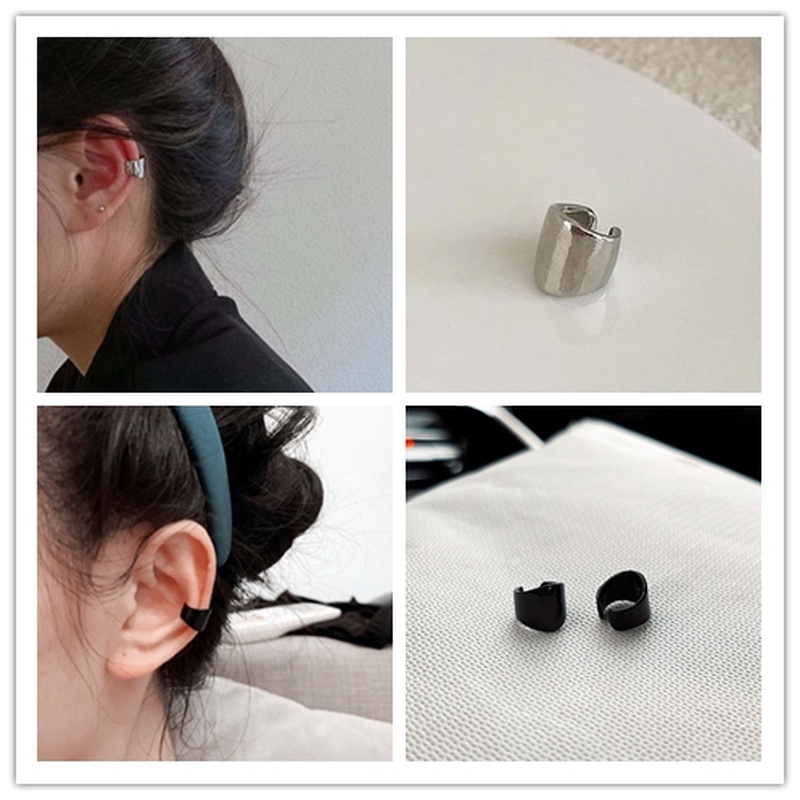 Anting Klip Telinga Gaya Retro Korea Untuk Wanita