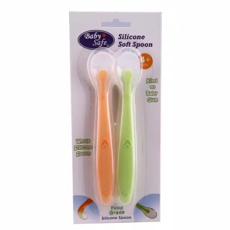 BABY SAFE SC 009 SILICONE SOFT SPOON