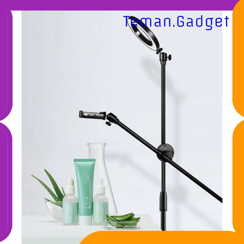 TG-BD074 Lightupfoto Tripod Stand Holder Smartphone Boom Arm Ring Light- CN-171