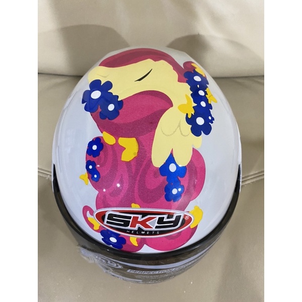 Helm Anak SKY SNI Little Pony Putih Terlaris Usia 3-7 thn