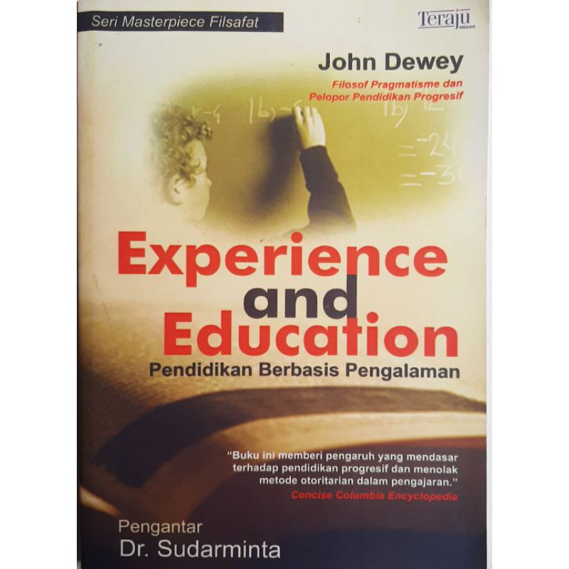 EXPERIENCE AND EDUCATION- PENDIDIKAN BERBASIS PENGALAMAN-buku pendidikan-buku pembelajaran