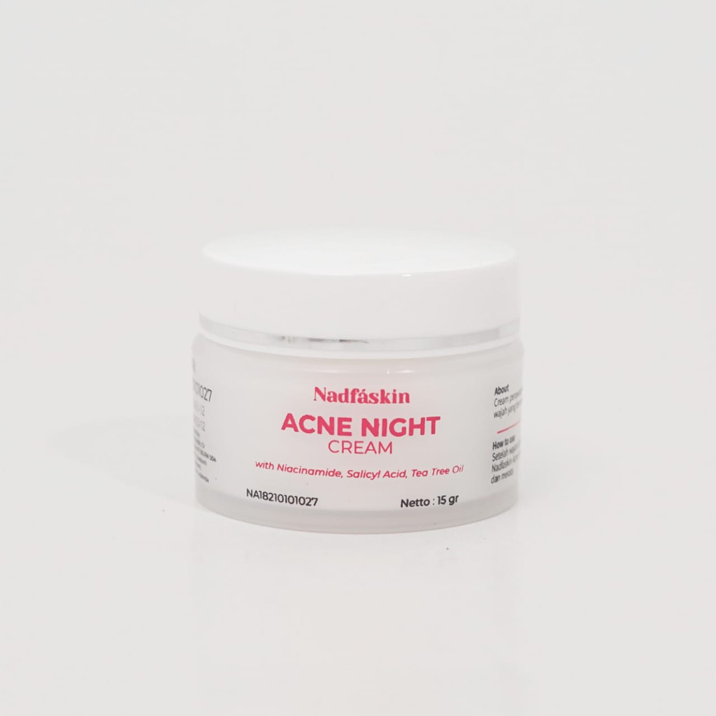 [NEW PACKAGING] Acne Night Cream 15gr &quot;Nadfaskin&quot;