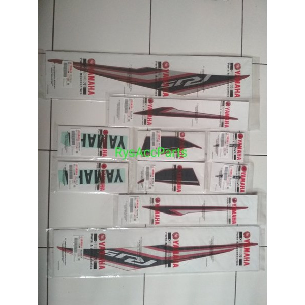 Striping stiker lis motor Yamaha R15 V3 2017 merah original
