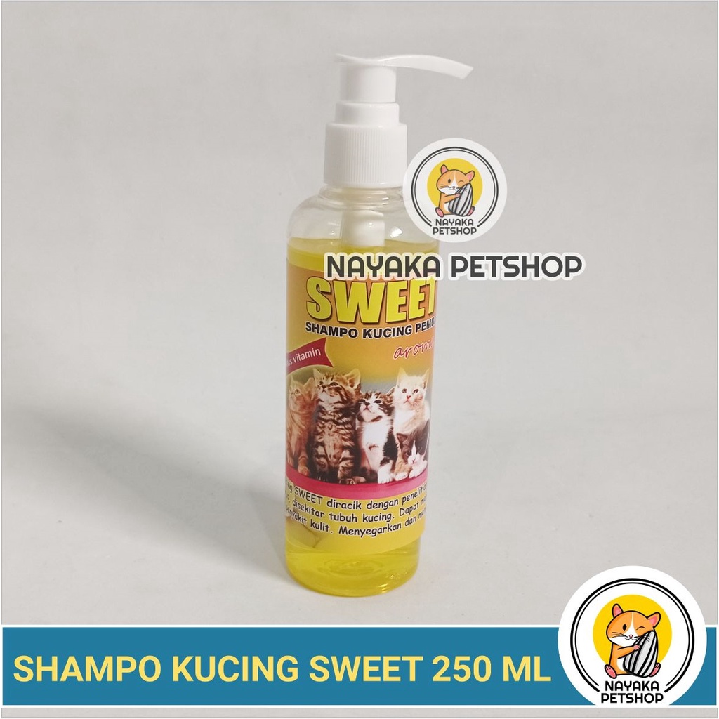 Sweet 250 ml Shampo Kucing Anti Jamur Scabies