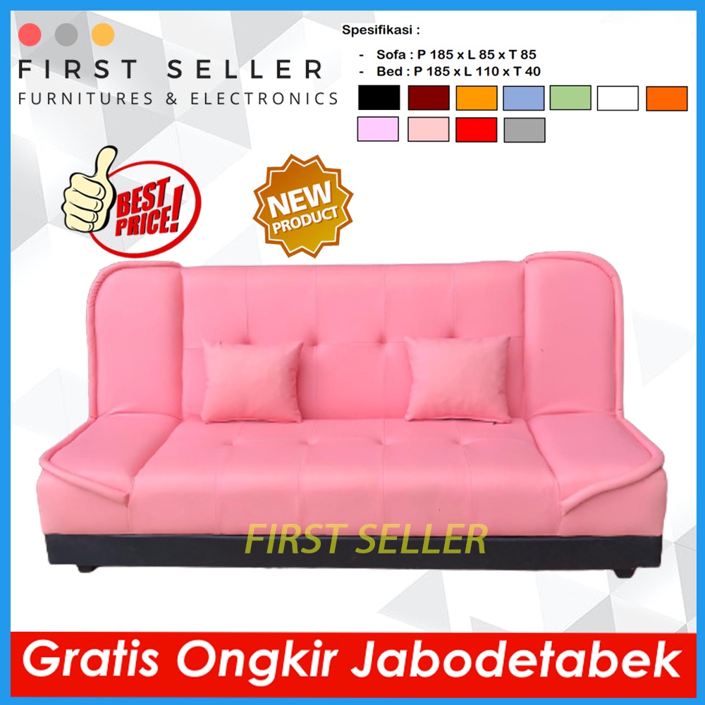 [FREE ONGKIR + BANTAL] SOFA BED RECLINING OSCAR AZALIA EXPORT QUALITY !! 100% TERMURAH!
