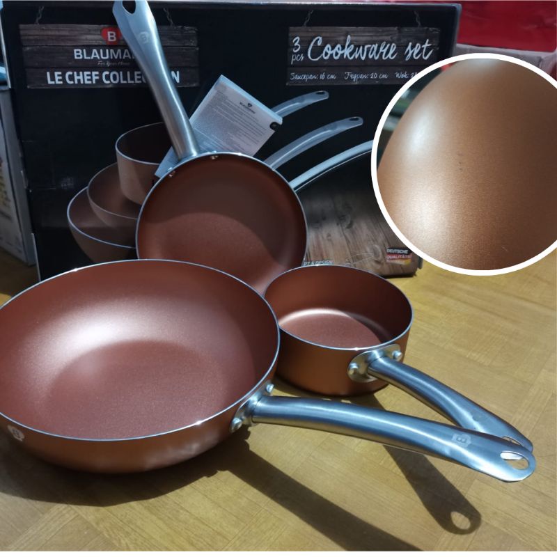 SALE.. REJECT ORIGINAL BLAUMANN NS Cookware Set Panci Anti Lengket