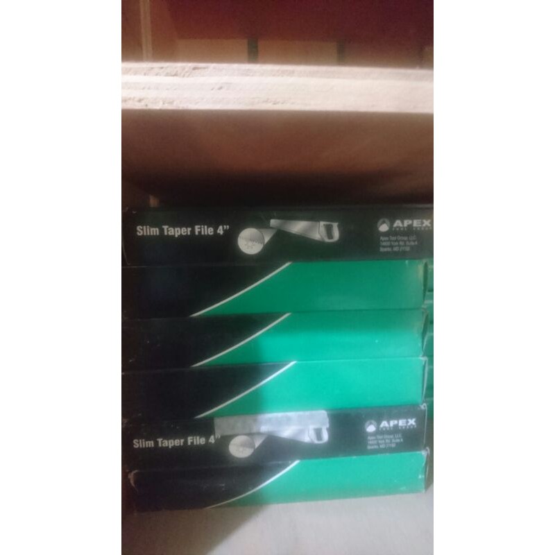 Nicholson kikir segitiga 4" 100mm kikir gergaji asli ORIGINAL 100%