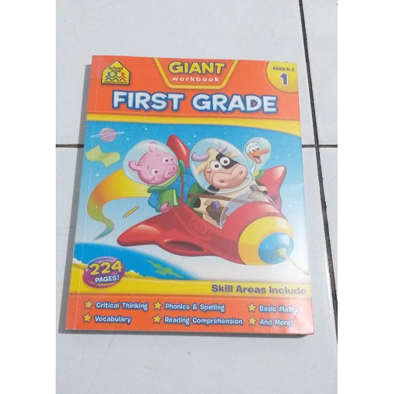 

buku GIANT workbook first grade 1 bekas
