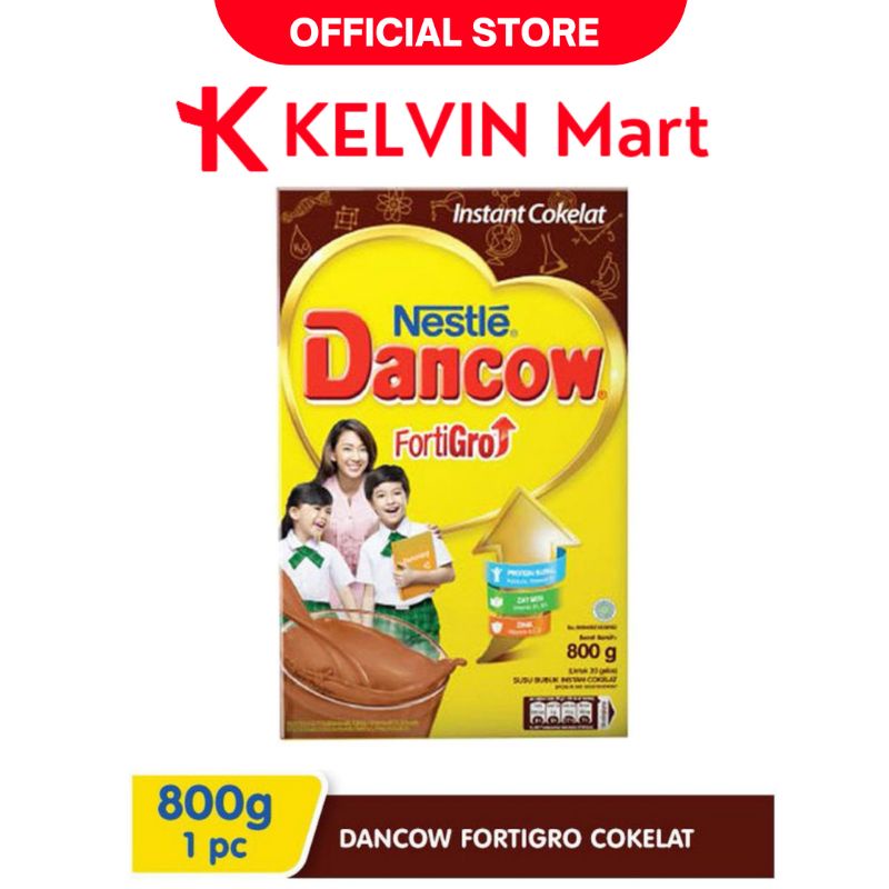 

Susu Bubuk DANCOW Fortigro Instant Cokelat pck 800g | KELVIN Mart