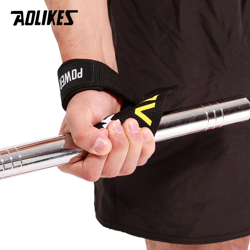 AOLIKES 7637 Powerlifting Wrist Wrap Support / Wristband - Deker Pelindung Pergelangan Tangan