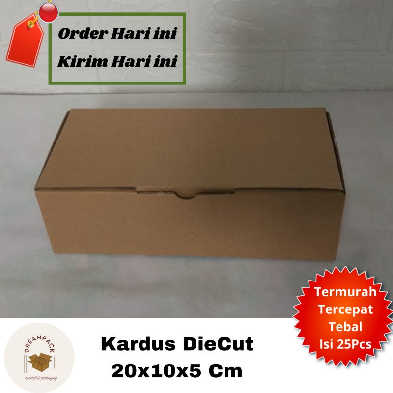 

KARDUS BOX/KARDUS PACKING/DUS BOX/DIE CUT 20X10X5 CM