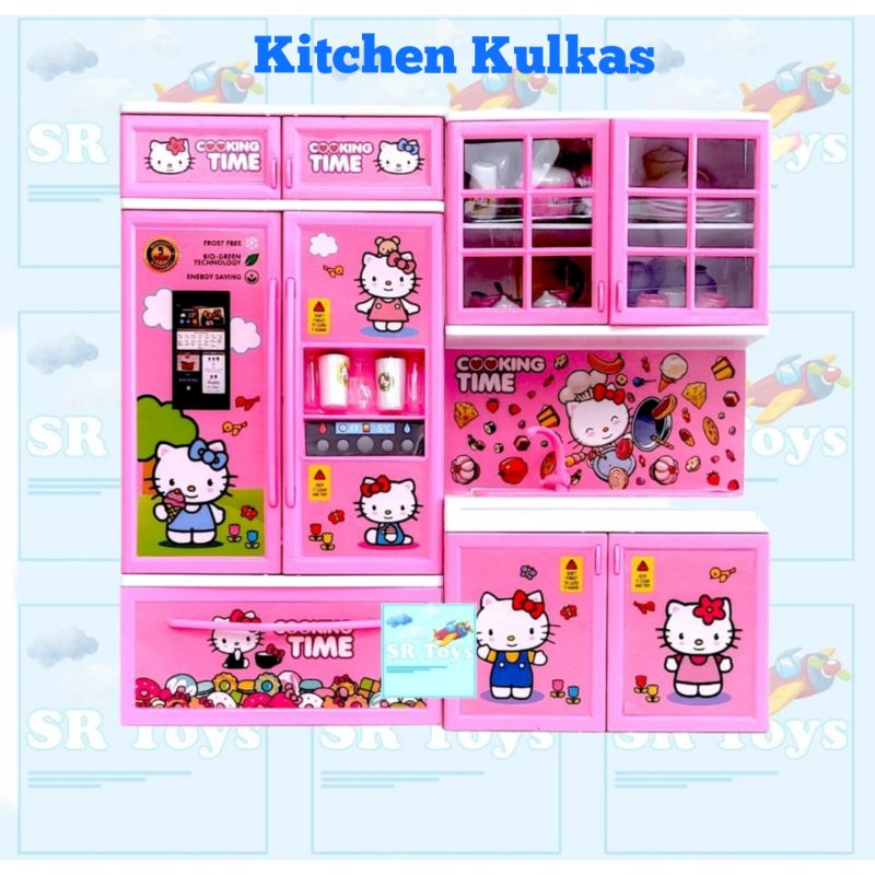 COD MAINAN ANAK DAPUR HAPPY KITCHEN SET COOKING LOL HK