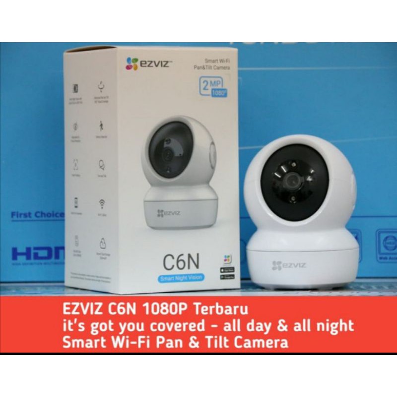 cctv ip camera wifi ezviz c6n 2mp 1080p