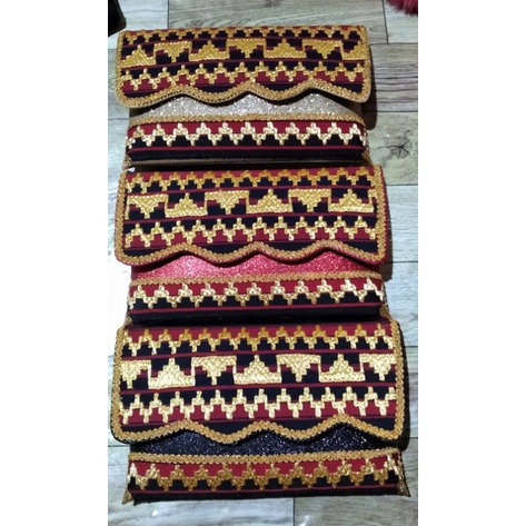 Dompet tapis/tas tapis (tas wanita, tas pesta, Sovrni, oleh-oleh khas lampung)