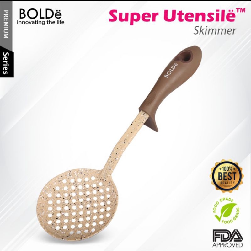 BOLDë Spatula Saringan / Super Utensilë Skimmer bolde utensile spatula