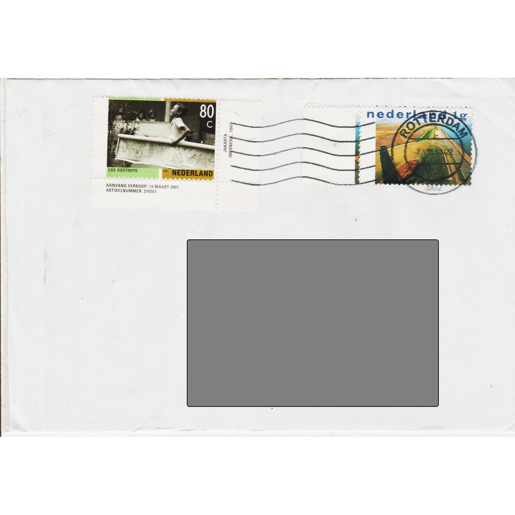

Perangko Filateli L65 Netherlands Cover 07.10.2012 To Indonesia