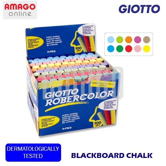 

Big Sale GIOTTO BLACKBOARD CHALK - 100 PCS - COLOR - (KAPUR TULIS) - 539000 Big Sale