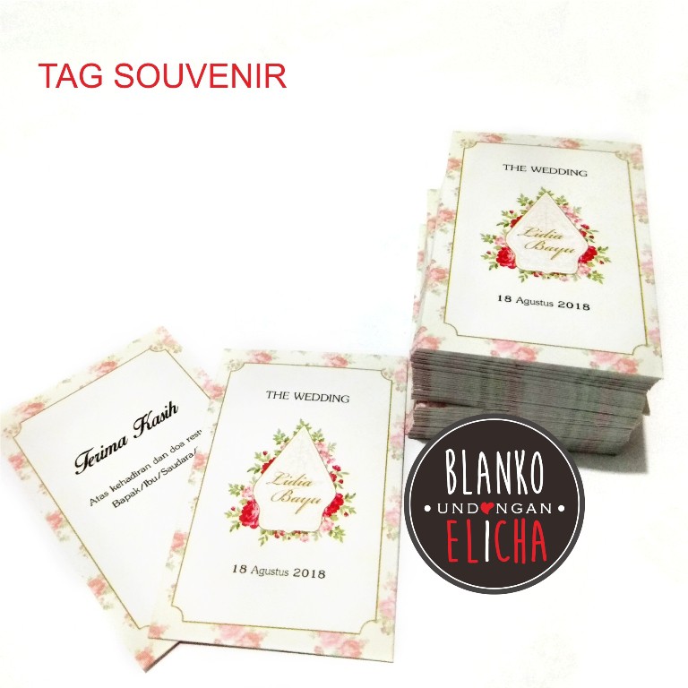 

TAG SOUVENIR UNDANGAN BLANGKO