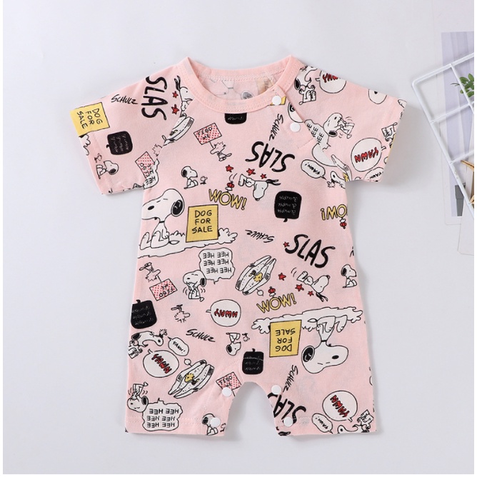 babyfit BODYSUIT HS jumper romper anak bayi baju unisex import j03r-pink comic