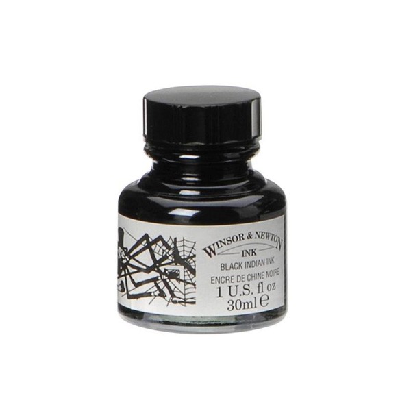 

Winsor & Newton Drawing Ink Black 30ml (Indian Ink)