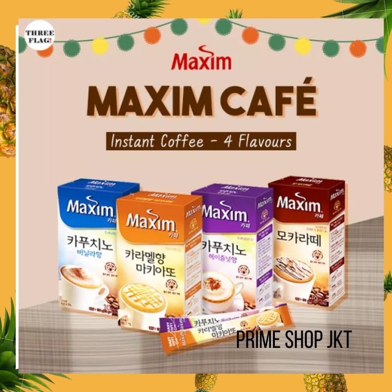 Kopi Korea Maxim Cafe Series Maxim Coffee Cafe 10 sticks Kopi Bubuk Maxim