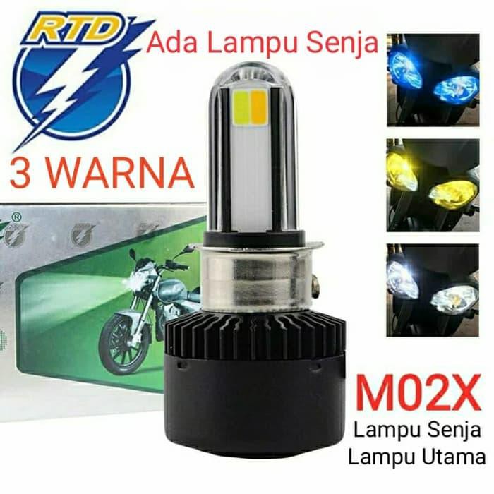 Lampu motor led RTD 3 Warna accessories