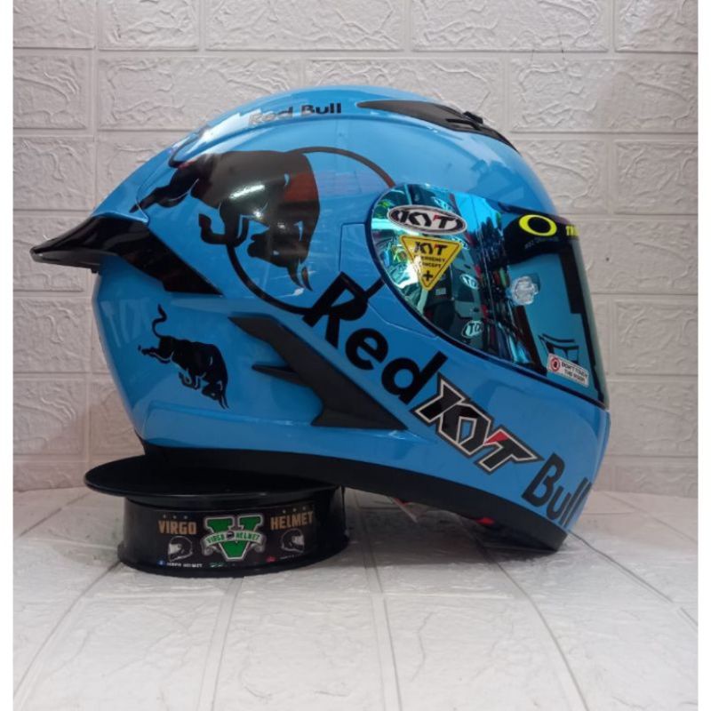 HELM KYT VENDETTA FALCON PAKET RED BULL