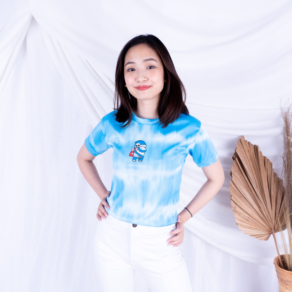SALE!!! Tie dye T-shirt Among Us  | Atasan KAOS TIE DYE- T-shirt- among us tie dye-BIRU