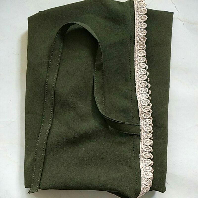 BERGO / KERUDUNG / HIJAB MARYAM RENDA-ARMY
