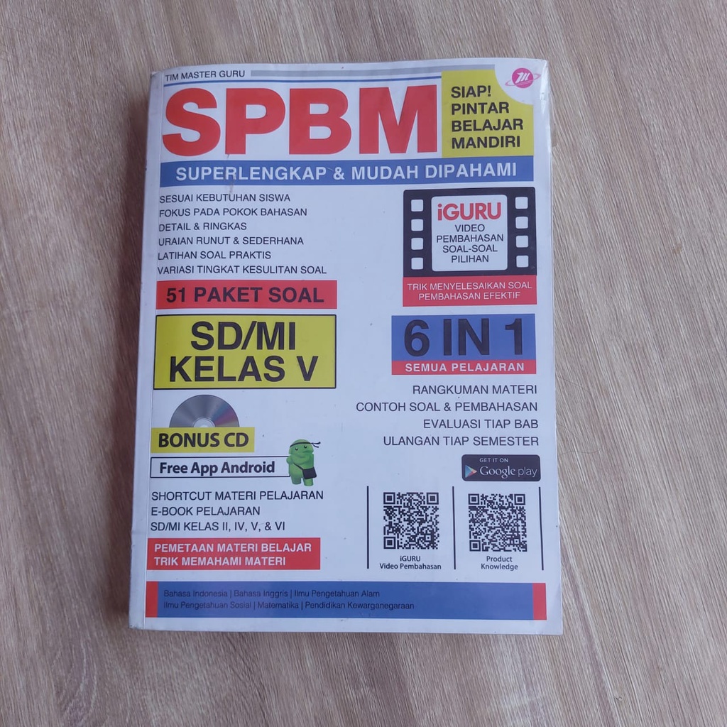 

SPBM Superlengkap & Mudah Dipahami tuntuk SD/MI Kelas 5