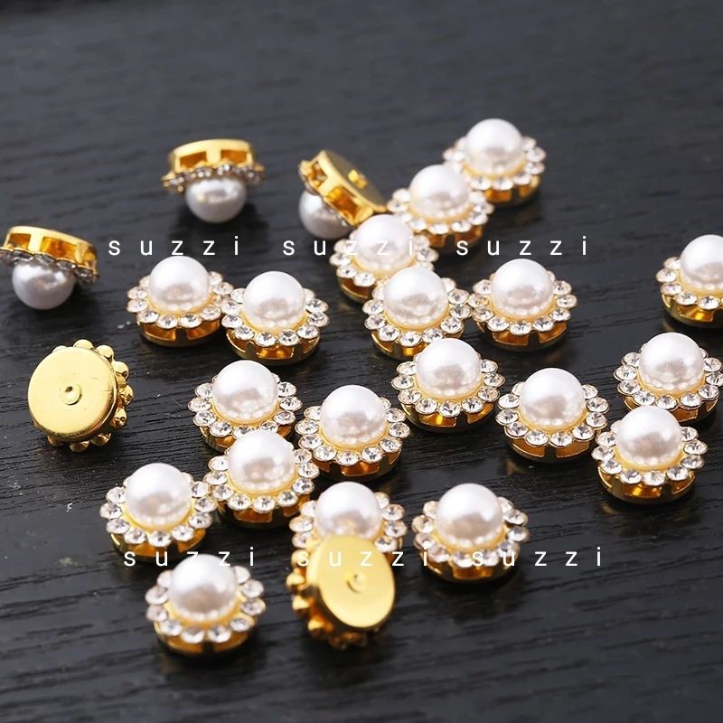Mutiara cangkang permata per 10pcs