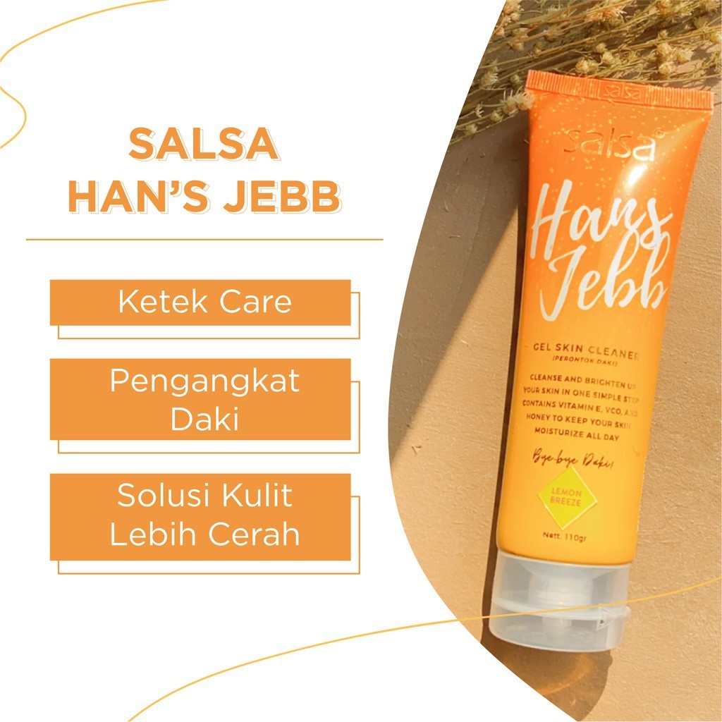 SALSA Hans Jebb Gel Skin Cleanser | Peeling Perontok Daki 110g