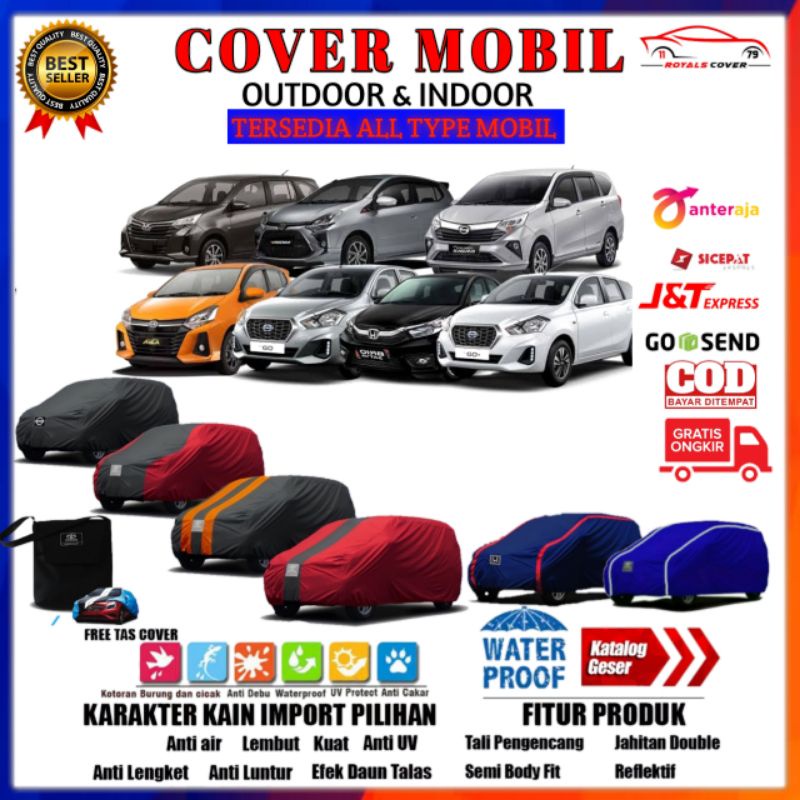 Cover Mobil Jazz Brio Agya Ayla Datsun Yaris Swift Karimun Ignis Picanto Rio Sigra Calya baleno new