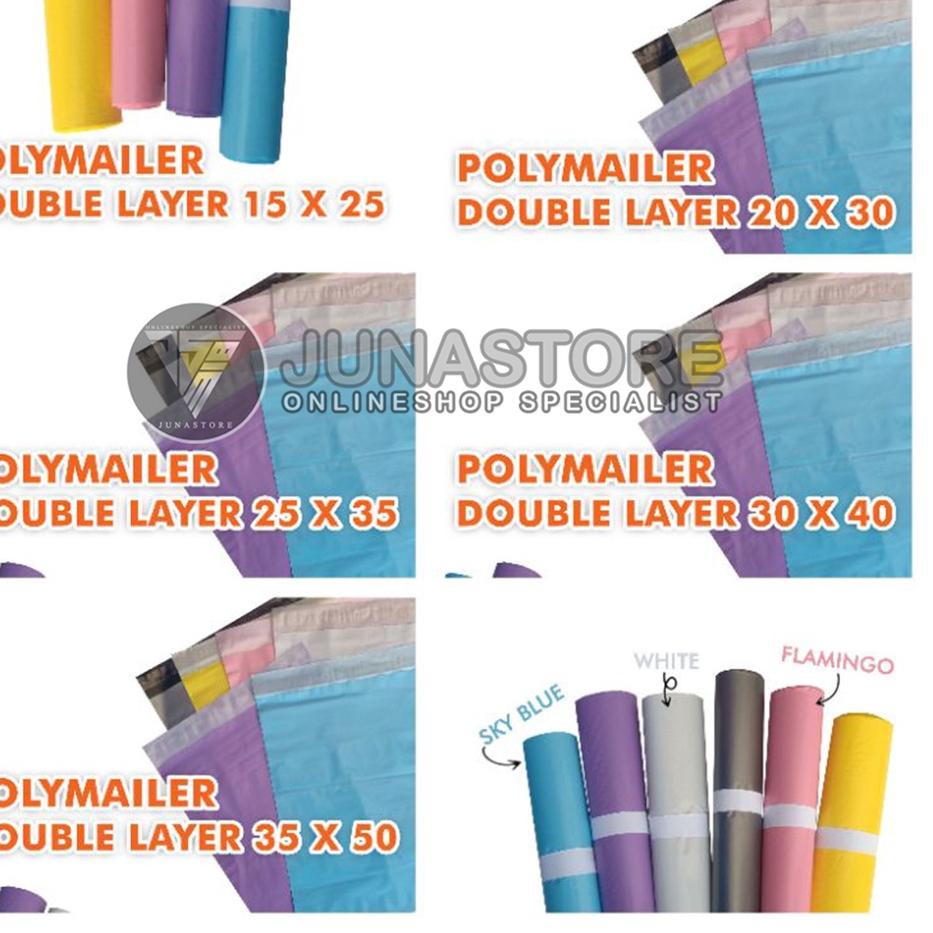 

Polymailer Double Layer / Plastik Polymailer 20 x 30