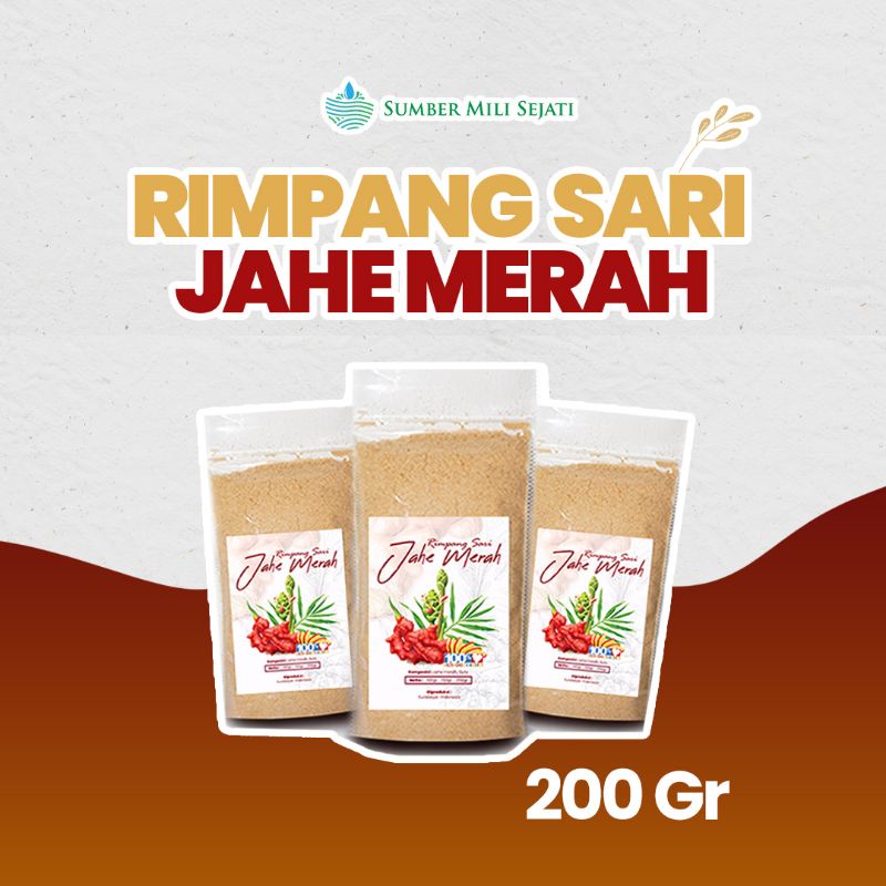 

Rimpang sari jahe merah